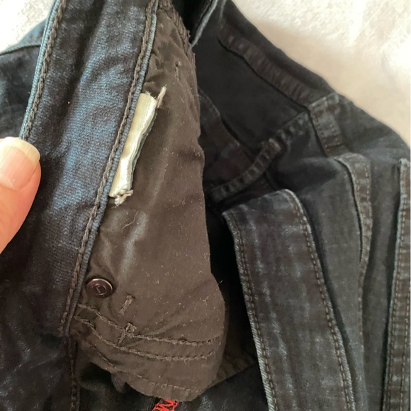 CJ by Cookie Johnson moto style dark wash jeans - Picture 8 of 14